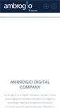 Mobile Screenshot of ambrogionext.com